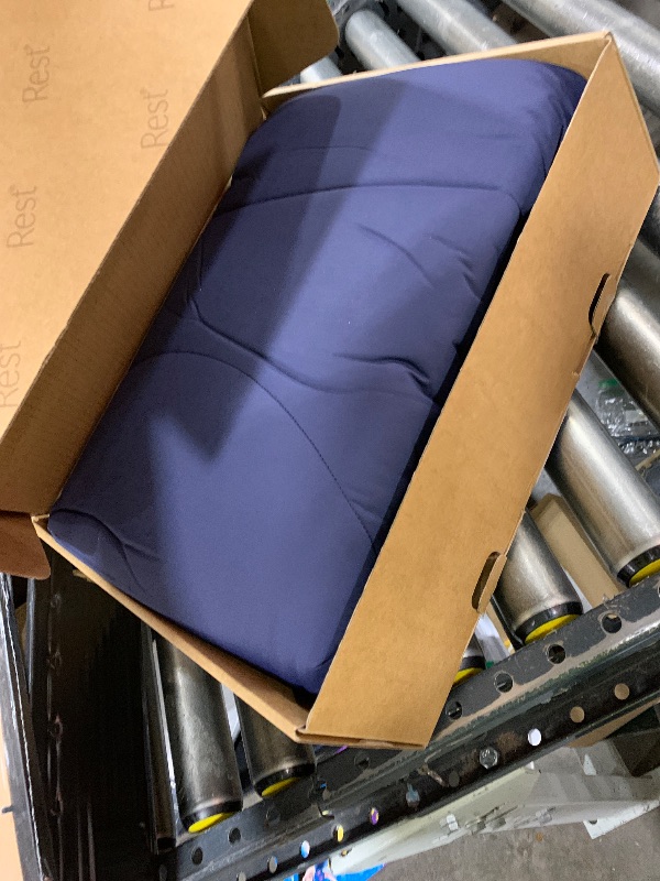 Photo 1 of REST® Evercool® Cooling Comforter, Twin/Twin XL, Blanket for Hot Sleepers, All Season Bedding to Keep Cool for Night Sweats, Breathable Lightweight Blanket, 68"x90" Inches, Midnight Blue