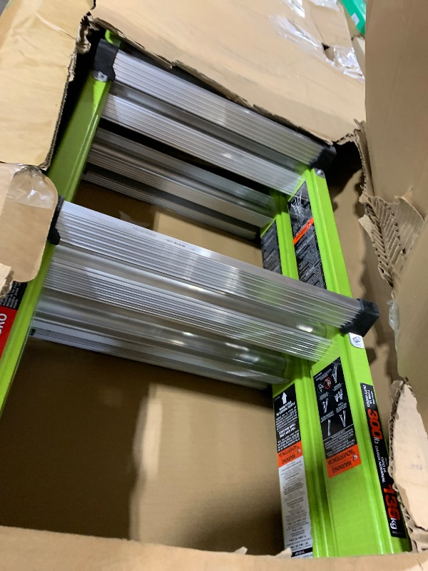 Photo 1 of Little Giant Ladders Systems Conquest 2.0, M22, 22ft, Multi-Position Ladder, Fiberglass, Type 1A, 300 lbs Weight Rating, (17122-001), Green