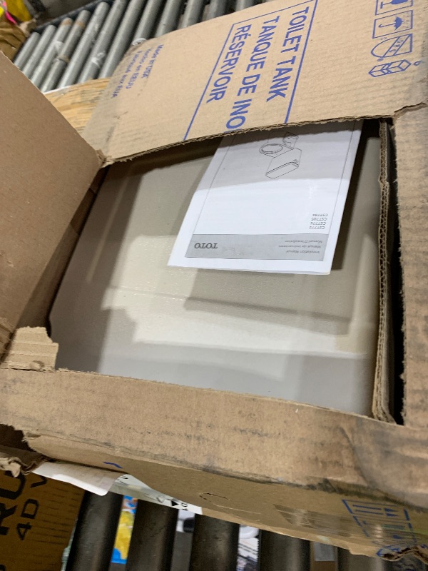Photo 1 of TOTO Drake Transitional 1.28 GPF Toilet Tank with WASHLET+ Auto Flush Compatibility, Cotton White - ST786EA#01739268402744
