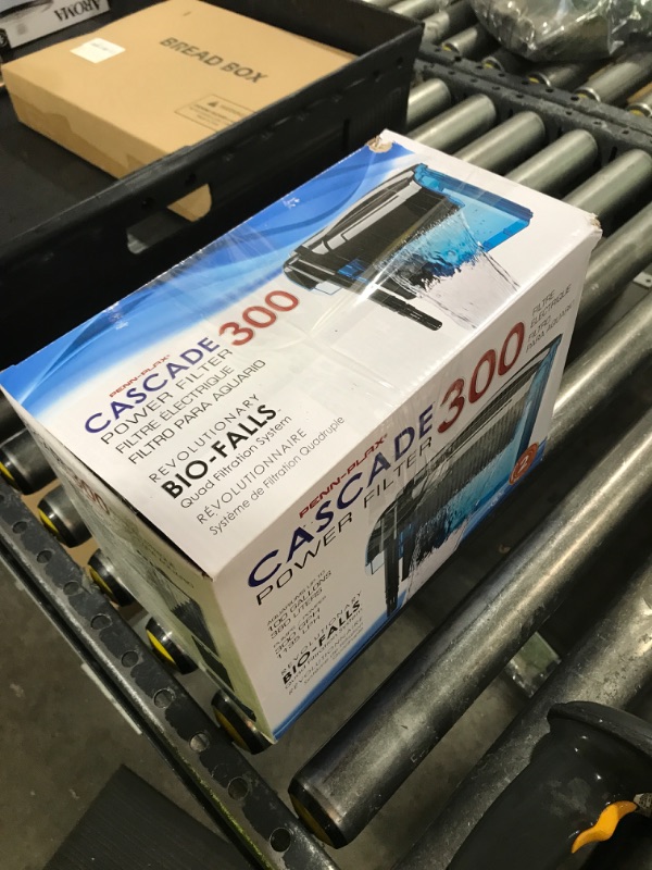 Photo 1 of Penn-Plax Cascade 300 Power Filter – Hang-On Filter with Quad Filtration – Great for Freshwater and Saltwater Setups