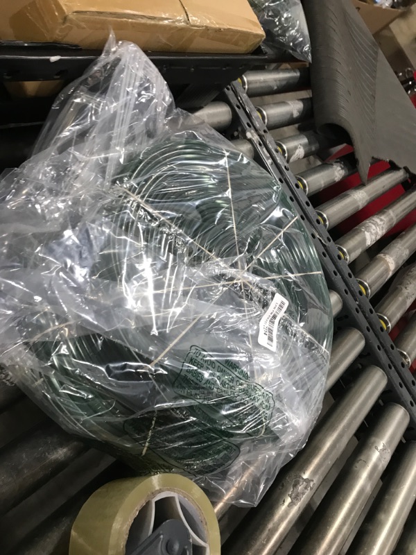 Photo 1 of SECBULK 150 FT (50FT*3) Flat Sprinkler Hose for Lawn Watering Garden Soaker Hose with Holes, Heavy Duty Lightweight No-Kink Water Hose with Stakes, Irrigation Hose, Great Fun for Kids and Dog