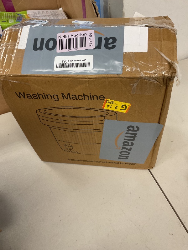 Photo 1 of Portable Washing Machine, Mini 15L Foldable Washer and Dryer with 3 Modes Deep Cleaning, Upgraded Small Collapsible Laundry for Travel, Sutiable for Underwear,Baby Clothes,Socks or Other Small Items