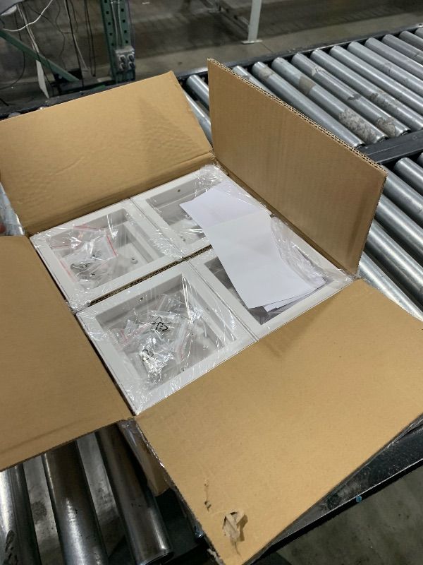 Photo 1 of GreenLighting Evolve White Outdoor Post Cap Lights - 4x4/5x5 Post Caps Fits PVC/Vinyl - Waterproof Solar LED - 12 Pack