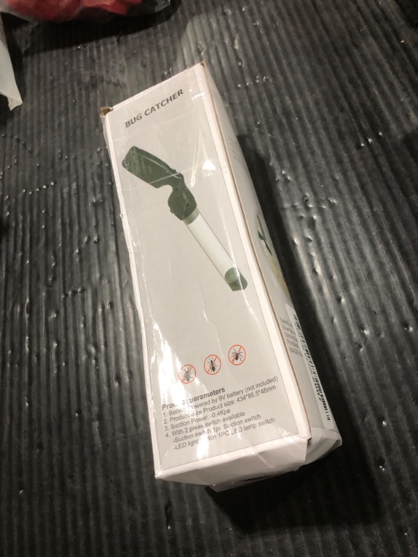 Photo 1 of Qualirey 1 Pack Bug Vacuum for Adults Bug Vacuum Catcher Insect and Spider Traps Sucker Battery Powered Grabber with LED Light Stink Ant Moth Cockroach Small Bedbug