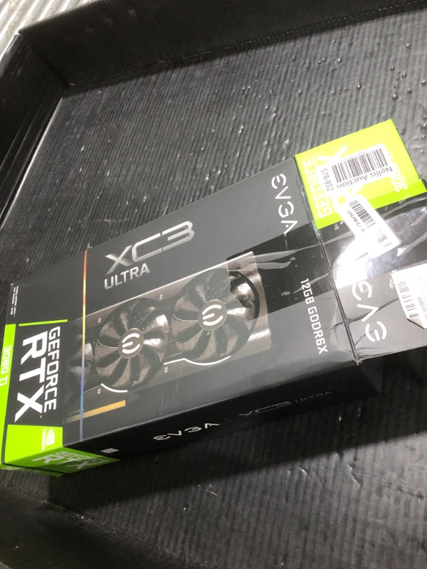 Photo 1 of EVGA GeForce RTX 3080 Ti XC3 Ultra Gaming, 12G-P5-3955-KR, 12GB GDDR6X, iCX3 Cooling, ARGB LED, Metal Backplate