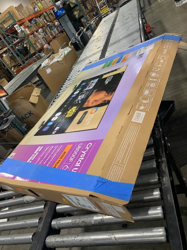 Photo 1 of Samsung 65-Inch Class Crystal UHD U8000F 4K Smart TV (2025 Model) Endless Free Content, Crystal Processor 4K, MetalStream Design, Knox Security, Alexa Built-in