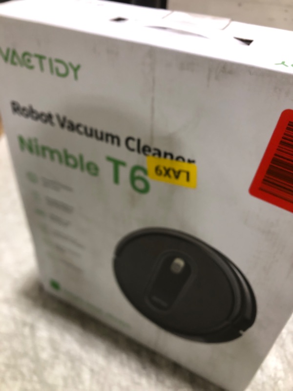 Photo 1 of Vexilar Robot Vacuum, Slim, Quiet, Automatic Self-Charging Robotic Vacuum Cleaner, 100 Mins Runtime, Schedule Cleaning, App/Voice/Remote Control, Ideal for Hard Floor and Low Pile Carpet (Small)