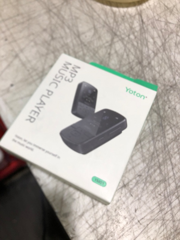 Photo 1 of YOTON MP3 Player with Bluetooth 5.2, 64GB Mini HiFi-Music Player with Sports Clip, Portable MP3 Player for Kids with Independent Volume Button, FM Radio, Earphones Included