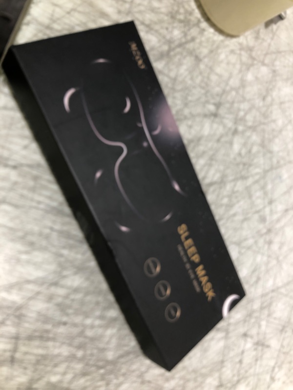 Photo 1 of MZOO Luxury Sleep Mask for Back, Side Sleeper, Complete Light Blocking Sleeping Eye Mask Night Blindfold, 3D Zero Pressure & Spacious for Lash Extensions, Breathable Soft Eye Cover Flight Nap Travel