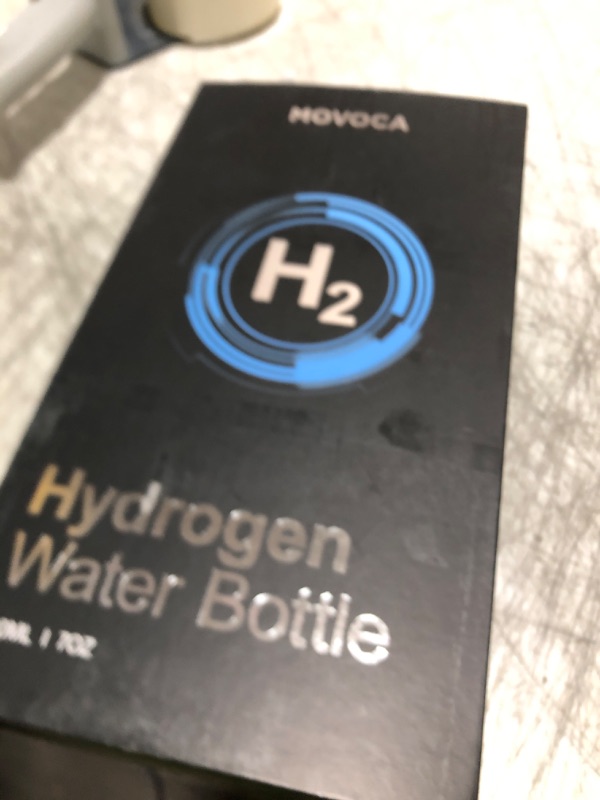 Photo 1 of MOVOCA Upgrade Hydrogen Water Bottle, Up to 6400PPB Hydrogen Water Generator -SPE PEM Tech, 7 OZ Food-Grade PC Hydro Water Machine, Health Care Gifts for Husband, Wife, Family, Friends, Travel