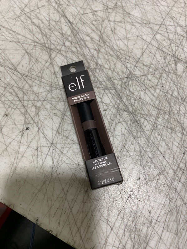 Photo 1 of e.l.f., Wow Brow Gel, Volumizing, Buildable, Wax-Gel Hybrid, Creates Full, Voluminous-Looking Brows, Locks Brow Hairs In Place, Neutral Brown, Fiber-Infused, 0.12 Oz