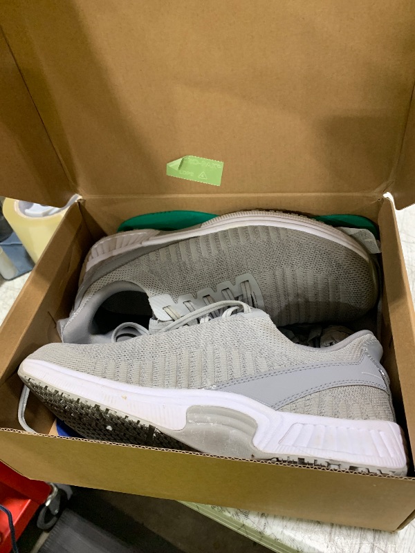 Photo 1 of Orthofeet Women's Orthopedic Grey Knit Kita Hands-Free Sneakers, Size 9 Wide