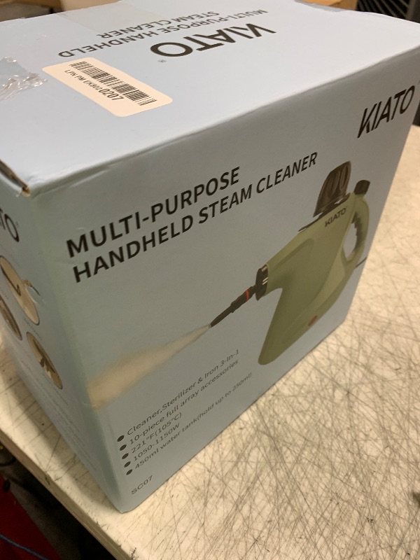 Photo 1 of Kiato Handheld Steam Cleaner, 10 in 1 Handheld Steamer for Cleaning, Upholstery Steam Cleaner for Surface Cleaning Home, Sofa, Car, Office