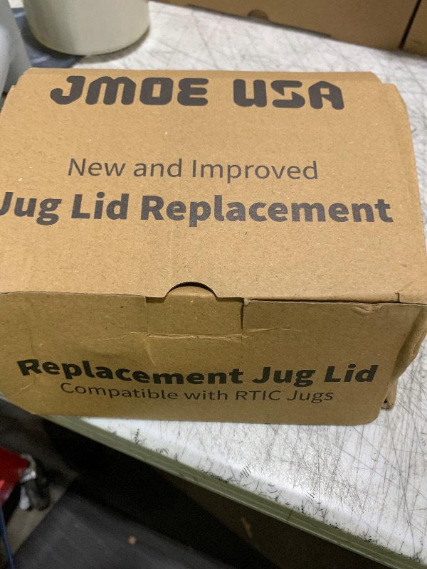 Photo 1 of Jmoe USA Improved Jug Lid for RTIC Half Gallon and One Gallon Jugs | Replacement Lid With Upgraded Features, Better Cap, Rubber Grip, Thicker Steel, and Better Gasket | Made of BPA Free Plastic