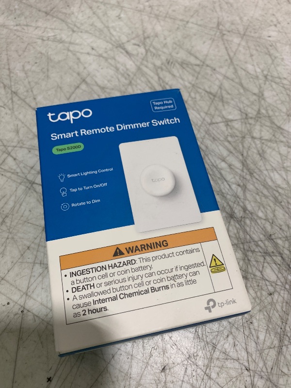 Photo 1 of Tapo TP-Link Smart Button | Wireless Remote Dimmer Switch | 3-Way Control | Tap & Rotate HUB Required | 1+ Year Battery Life