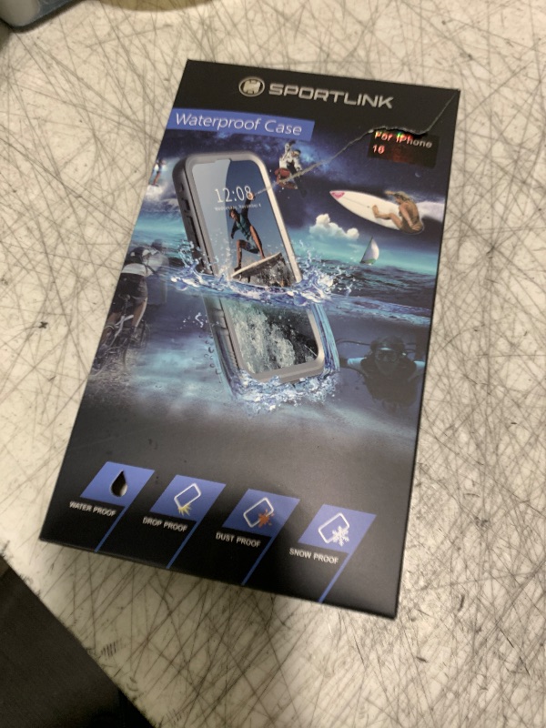 Photo 1 of SPORTLINK for iPhone 16 Case Waterproof - Shockproof Dustproof Case with Built-in Clear Screen Protector, Full Body Heavy Duty Sealed Protective Cover for iPhone 16 case 6.1" Blue
