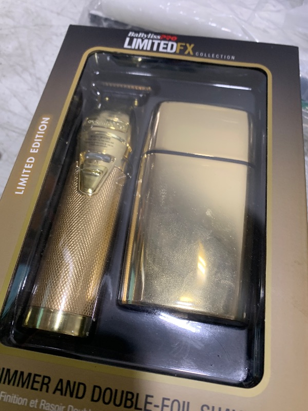 Photo 1 of BaBylissPRO LIMITEDFX Trimmer and Shaver Prepack - Gold