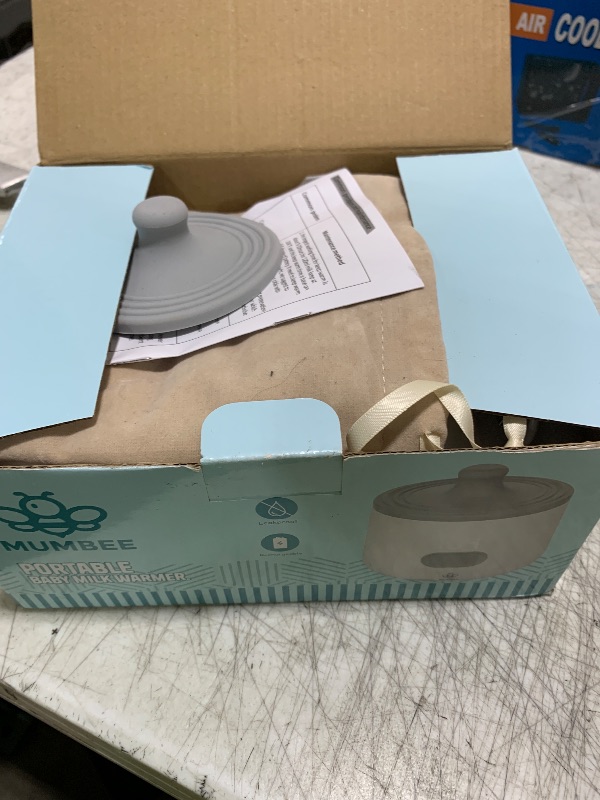 Photo 1 of MUMBEE Portable Bottle Warmer for Travel with Fast 4 Heat Settings & Burn Protection, Leak-Proof & Safe Rechargeable Baby Bottle Warmer for Breastmilk, Formula or Water