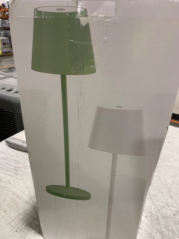 Photo 1 of Ralaby IP54 Cordless Table Lamps Portable Rechargeable Battery Operated Lamp Aluminum Dimmable Indoor/Outdoor Cordless Lamp, Desk Lamp for/Restaurant/Camping/Bedroom (2 Pack,Black Brush Gold,4800mAh)