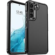 Photo 1 of Designed for Samsung Galaxy S22 Case,12 FT Military Grade Drop Protection,Dual Layer Heavy Duty Protective Cover Shockproof with Non-Slip Phone Case for Galaxy S22 6.1 inch,Black
