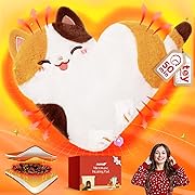 Photo 1 of Calico Cat Microwavable Unscented 0.9 lbs Volcanic Rock Heating Pad 50-Minute Lasting Warmth Perfect Fit Heatable Stuffed Animals Plush for Period Cramps Menstruation Stress Relief Gifts Girls Women
