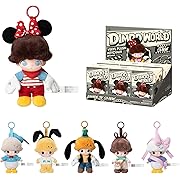 Photo 1 of POP MART DIMOO WORLD × DISNEY Series-Vinyl Plush Keychain Blind Box, Random Design Action Figures