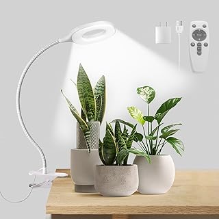 Photo 1 of Grow Lights for Indoor Plants Full Spectrum, Clip On Plant Light for Small Plants, Plant