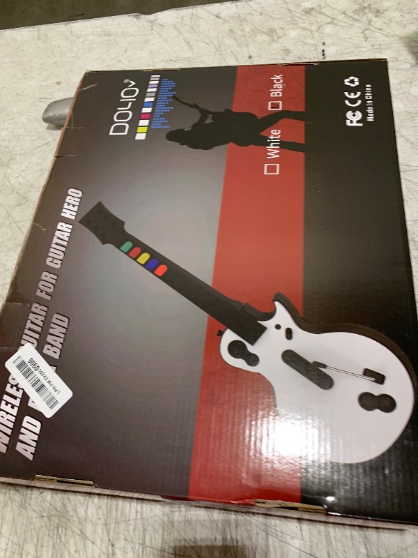 Photo 1 of NBCP PC Guitar Hero Controller, Wireless PS3 Guitar Hero with Dongle for PC/PlayStation 3, Compatible with Guitar Hero, Rock Band, Clone Hero & Fortnite Festival - Black