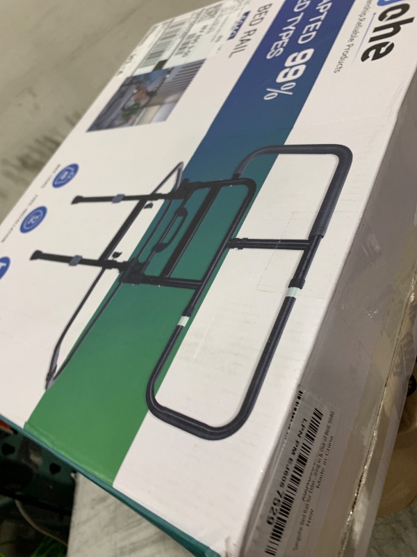 Photo 1 of Sangohe Bed Rail for Elderly, Extra Large Heavy Duty Bed Rail for Senior, Foldable Bed Rails, Safety Bed Rails for Elderly Adults Getting in & Out of Bed, 504G
