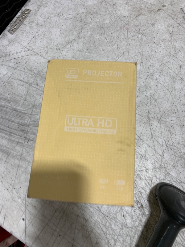 Photo 1 of [180°Adjustable Stand] Smart Mini Projector with Android TV, Upgrade HY300 Pro Portable Projector with WiFi and Bluetooth, 4K Support, Auto Keystone, Portable Ceiling Projector For ios and Android.