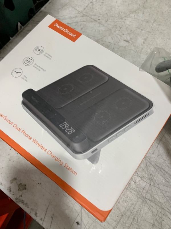 Photo 1 of Charging Station for Pixel 9 Pro Fold/Pixel Fold/9 Pro/8 Pro/8a/7, Wireless Charger for Pixel Watch 3/2/Fitbit Versa 4/3/Sense 2/ACE LTE (Not for Pixel Watch 1), for Pixel Buds Pro 2, SwanScout 710FG2