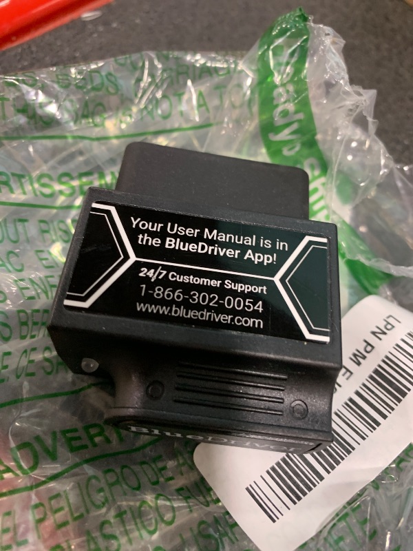 Photo 1 of BlueDriver Bluetooth Pro OBDII Scan Tool for iPhone & Android - No Subscription Fee - OBD2 Car Scanner and Code Reader - Diagnose Check Engine, ABS, SRS, Airbag & 7000+ Issues on Vehicles 1996+
