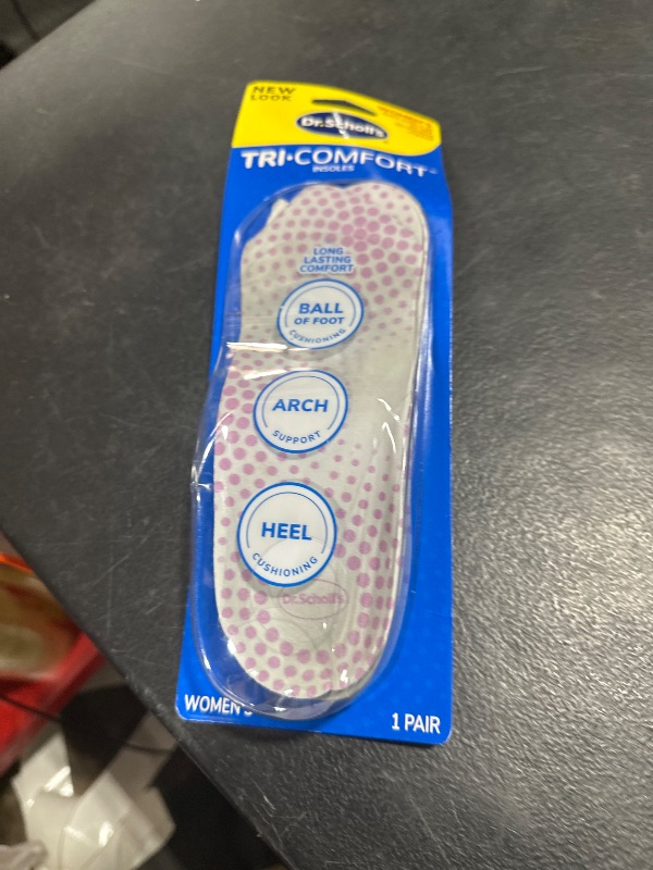 Photo 1 of Dr. Scholl's Tri-Comfort Insoles - for Heel; Arch Support and Ball of Foot with Targeted Cushioning (for Women's 6-10)