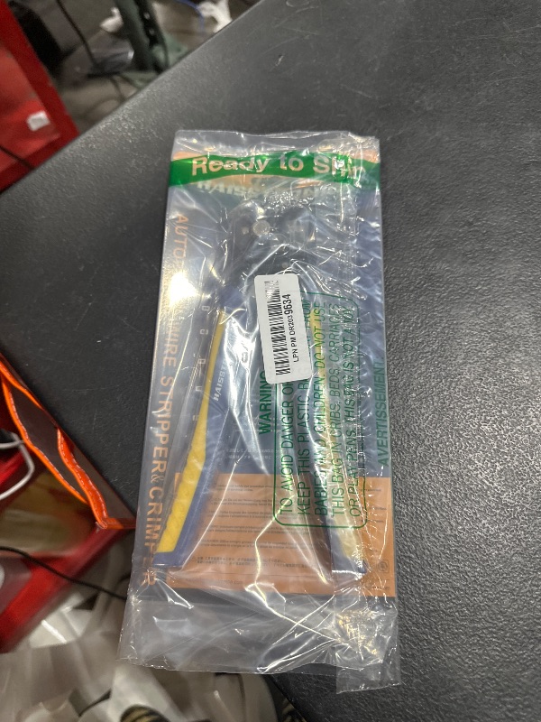 Photo 1 of haisstronica Self-Adjusting Wire Stripper, 3 in 1 Stripper/Cutter/Crimping Heavy Duty Automatic Electrical Wire Strippers for 10-24 AWG