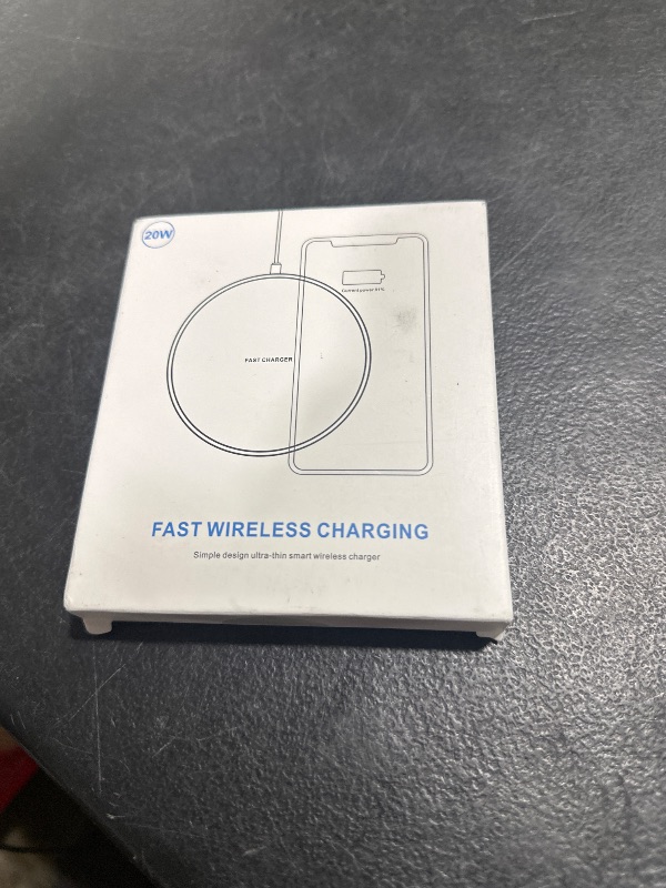 Photo 1 of Fast Wireless Charger,20W Max Wireless Charging Pad Compatible with iPhone 16/16 Pro/15/14/13/12/SE/11/XS Max/XR,AirPods;FDGAO Wireless Charge Mat for Samsung Galaxy S25/S24/Note,Pixel/LG G8