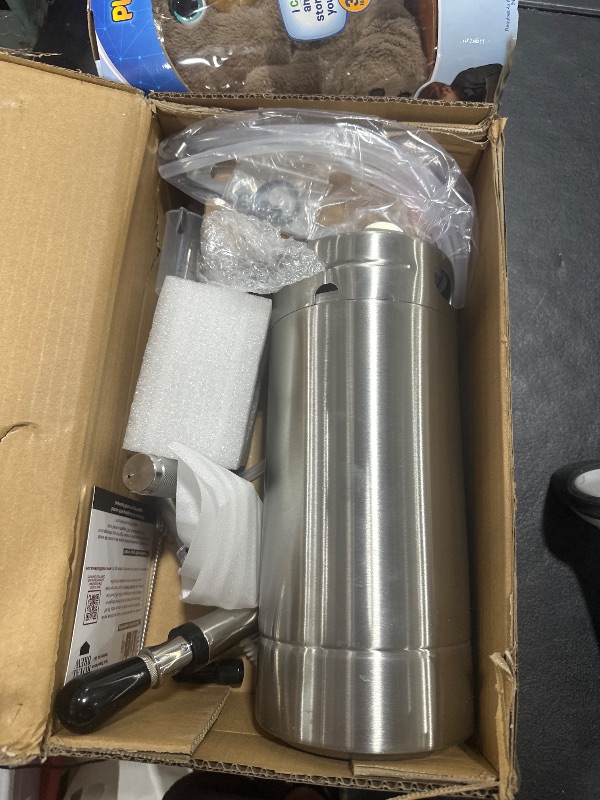 Photo 1 of The Original Royal Brew Nitro Cold Brew Coffee Maker - Gift for Coffee Lovers - 128 oz Extra Large Home Keg, Nitrogen Gas System Coffee Dispenser Kit