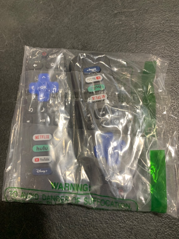 Photo 1 of (Pack of 2) Replacement-Remote-Control for Roku-TV,Compatible for TCL Roku/Hisense Roku/Onn Roku/Philips Roku Smart TVs(Not for Roku Stick and Box)