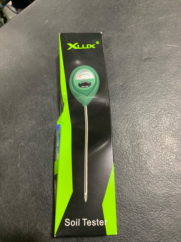 Photo 1 of XLUX Soil Moisture Meter, Plant Water Monitor, Hygrometer Sensor for Gardening, Farming, Indoor and Outdoor Plants, No Batteries Required