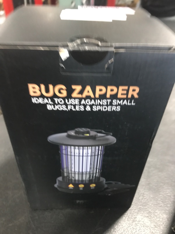 Photo 1 of Bug Zapper - Bug Zapper Outdoor & Indoor with Switch Fly Zapper 4200V Extension 6.56 Ft Cord Mosquito Zapper Outdoor Mosquito Killer Fly Traps Insect Killer for Backyard Patio Home Camping, Plug-in