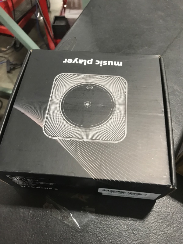 Photo 1 of Gueray CD Player Portable Bluetooth Desktop CD Player for Home with Timer Built-in HiFi Speakers with LCD Screen Display Boombox FM Radio USB Type-c
