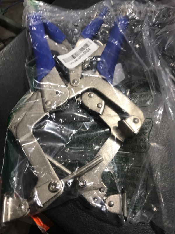 Photo 1 of Dragonite Right Angle Clamp, Pocket Hole Clamp 2 Way to Use, 11 Inch C Clamp Corner Clamp for Woodworking and Pocket Hole Joinery, 2 Piece