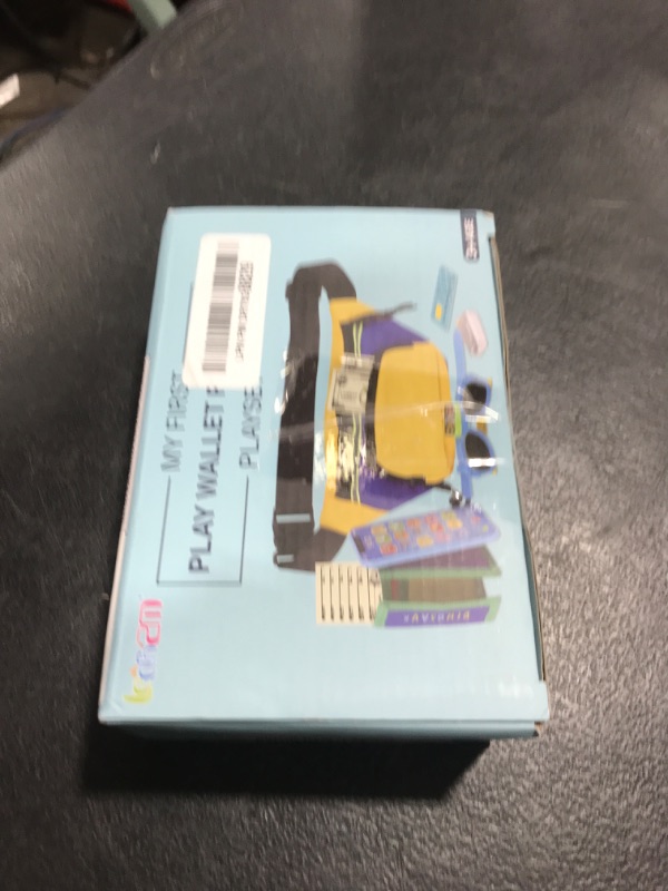 Photo 1 of Learn2M Play Purse for Little Boys Ages 3-6, My First Wallet Toy with Waist Bag, Dinosaur Wallet, Sunglasses, Smartphone, Smartwatch, Car Keys, Life Cards and Fake Money