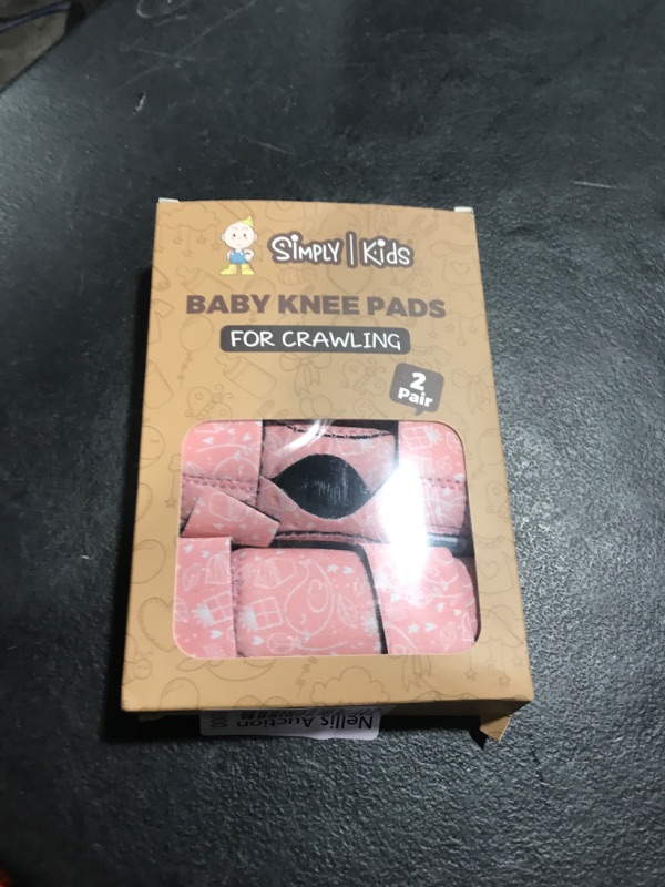 Photo 1 of Simply Kids Baby Crawling Knee Pads (2 Pairs), Rodilleras para Bebe - Comfortable Knee Protector for Toddler, Infant, Girl, Boy, Crawler