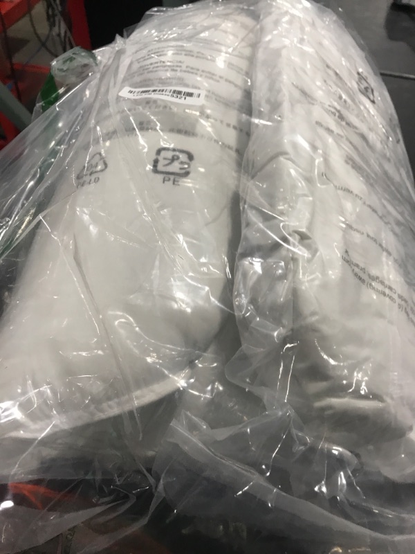 Photo 1 of Amazon Basics Down Alternative Pillows for Stomach and Back Sleepers, Soft Density, Standard, Pack of 2, White, 26 in L x 20 in W