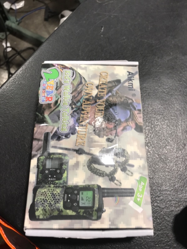 Photo 1 of Walkie Talkies for Kids 22 Channel 2 Way Radio 3 Miles Long Range Handheld Walkie Talkies Durable Toy Best Birthday Gifts for 6 Year Old Boys and Girls fit Adventure Game Camping (Green Camo 1)
