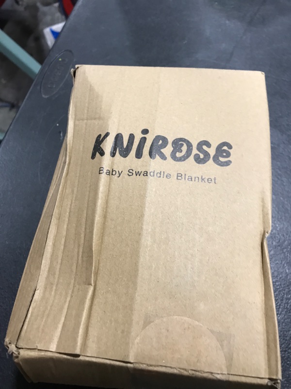 Photo 1 of Knirose Baby Swaddle Blankets, Unisex Baby Blanket Wrap for Newborn Baby Boys Girls, Skin Friendly Wearable Swaddle Sleep Sack Made of Combed Cotton (Button, Blue, 0-3 Months + 3-6 Months)