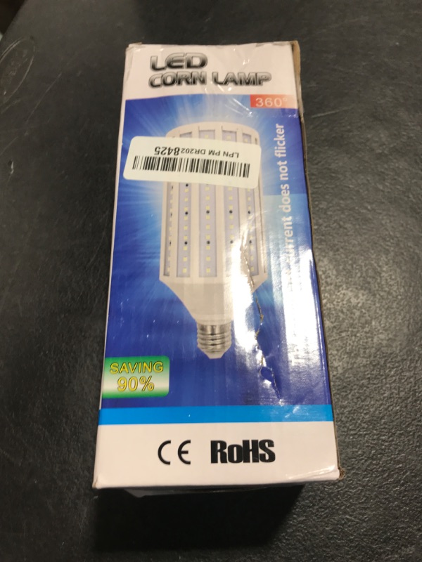 Photo 1 of LED Corn Light Bulb 500W Equivalent 60W 6000Lumen 6500k E39 Mogul Base LED Corn Bulb Large Area Cool Daylight White Corn Lamp for Indoor Outdoor Garage Warehouse Factory Workshop Backyard Barn