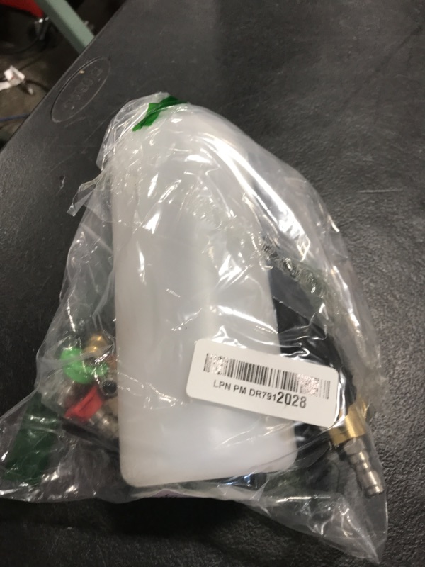 Photo 1 of Saker Foam Cannon, 1/4 Inch Quick Connect, Power Washer Foam Cannon with 5 Pressure Washer Nozzles