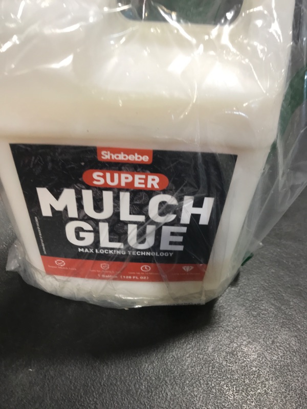 Photo 1 of Mulch Glue for Landscaping, 2Gallon Rock Glue, Fast-Dry No-Toxic Long-Lasting, Strong Pebble Binder, Pea Gravel Binder for Garden, Pine Straw for Outdoor, Mulch Lock and Pea Gravel Stabilizer