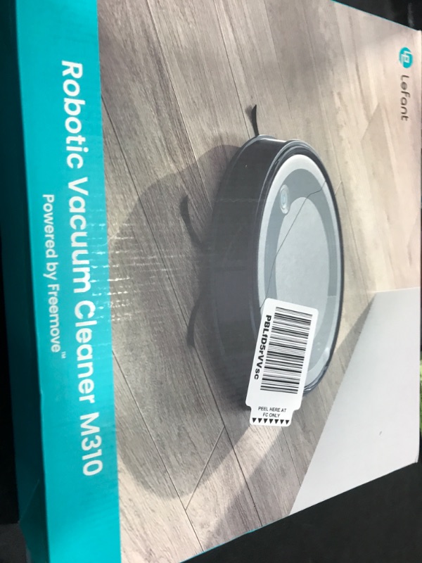 Photo 1 of Lefant M310 Robot Vacuum Cleaner– 4500Pa Suction, Ultra-Slim & Quiet, PreciSense Obstacle Avoidance, WiFi/App/Voice Control, 160-Min Runtime, Self-Charging – Ideal for Pet Hair & Hard Floors (Gray)